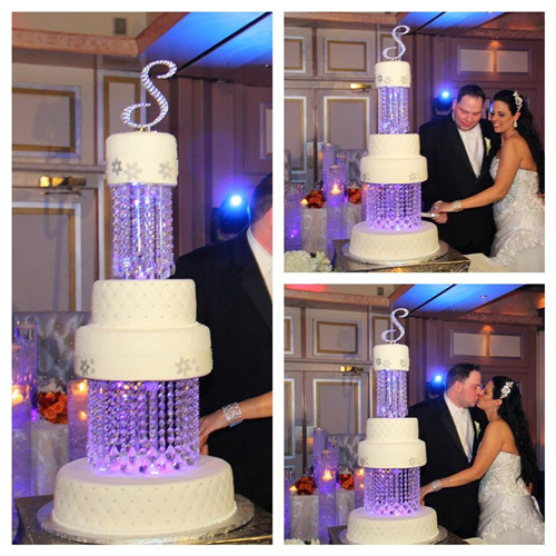 10" Round Luxury Acrylic Crystal Strands 2 tier Wedding Cake Stand of Party Decoration
10" Round Luxury Acrylic Crystal Strands 2 tier Wedding Cake Stand of Party Decoration