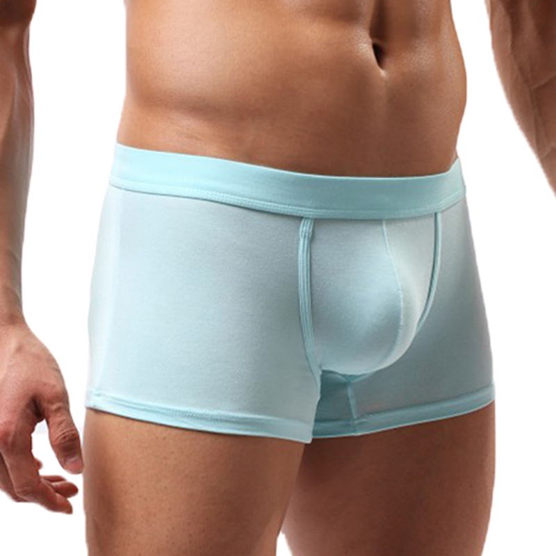 LELINTA Sexy Mens Underwear Cute Boys in Boxers Elastic Fabric Gay Underwear for U Convex Pouch Pants Male Underpants Guys