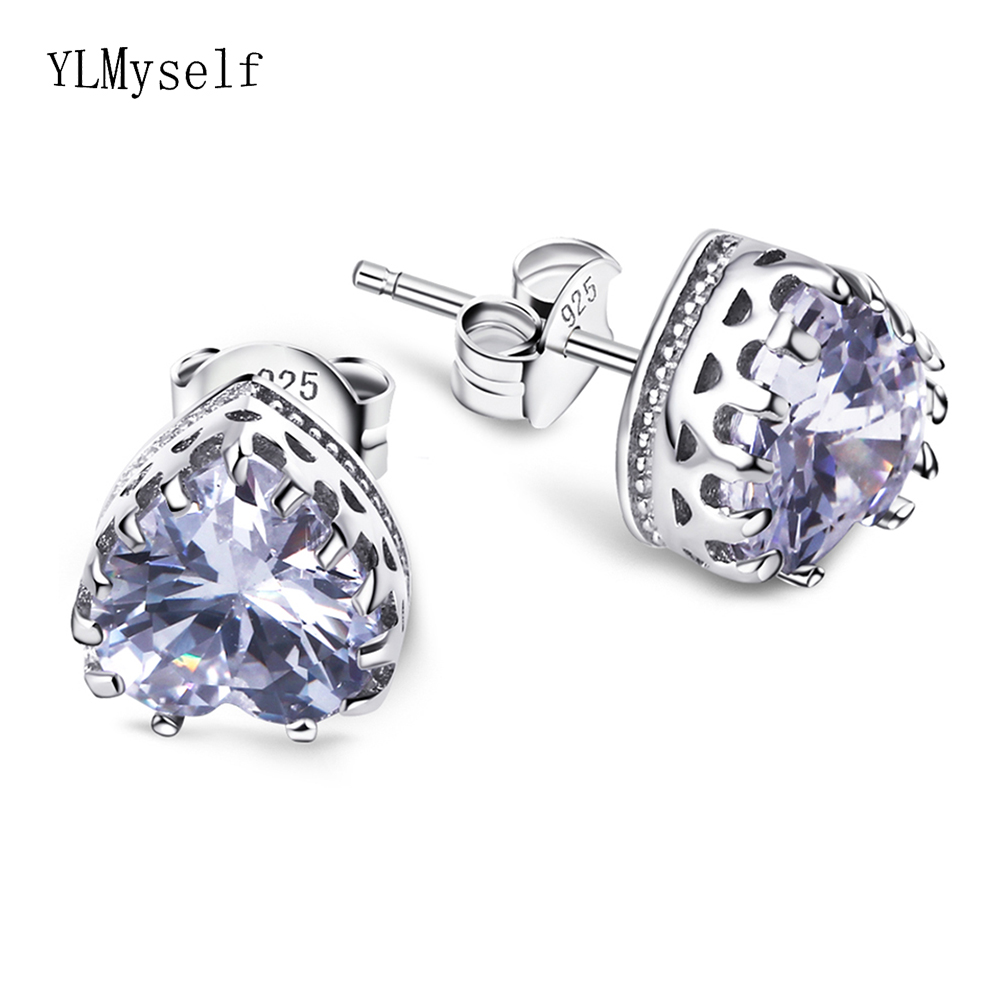 Beautiful Cute/Romantic gift 925 love earrings crystal jewelry Heart jewellery sterling silver stud earring
Beautiful Cute/Romantic gift 925 love earrings crystal jewelry Heart jewellery sterling silver stud earring