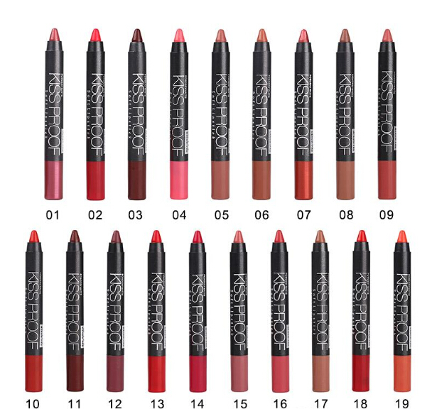 Hot Selling Long-lasting Soft Lipstick 19 Colors Powdery Matte Lip stick Pencil Makeup Matte Lipstick Pencil sharpener
Hot Selling Long-lasting Soft Lipstick 19 Colors Powdery Matte Lip stick Pencil Makeup Matte Lipstick Pencil sharpener