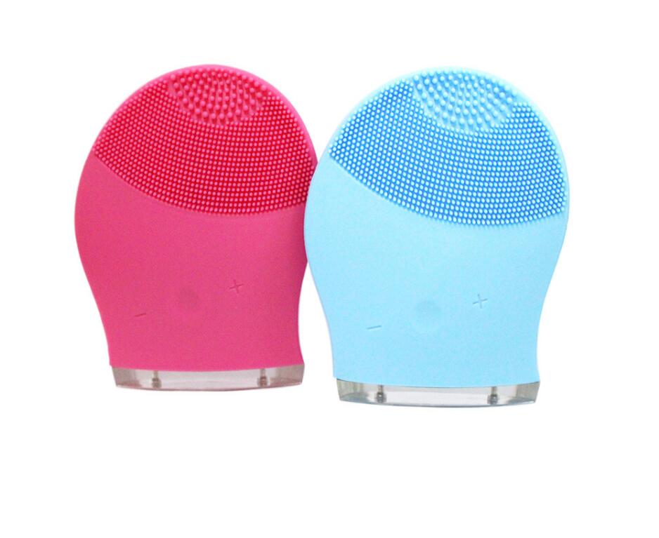 Sonic Silicone Deep Clean Facial Cleanser Vibration Cleaning Pulsating Brushes Silica gel cleanser Electric Face Massager For Skin Care