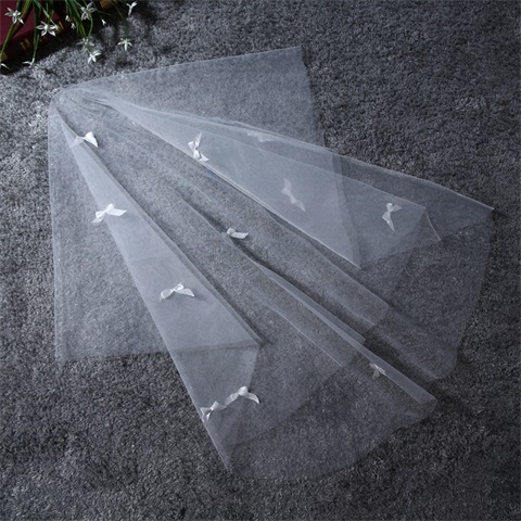 short wedding veils lace applique beaded 100cm130cm wedding hair accessories wedding veil one layer bridal veil