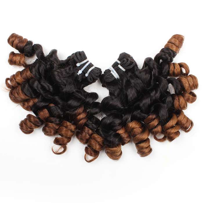 Wholesale 100A Funmi Hair Ombre T1B/4 Rose Curl 3 Bundles Weave Extensions Brazilian Peruvian Malaysian Indian Human Hair Bundles 8-18inch, Ombre color
Wholesale 100A Funmi Hair Ombre T1B/4 Rose Curl 3 Bundles Weave Extensions Brazilian Peruvian Malaysian Indian Human Hair Bundles 8-18inch, Ombre color