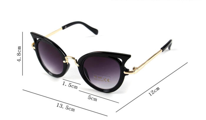 Cat Eye Kids Sunglasses Boy Girl Fashion UV Protection Sun Glasses Simple Cute Eyeglasses Frame Child Eyewear Summer Beach Accessories Z11 H260130