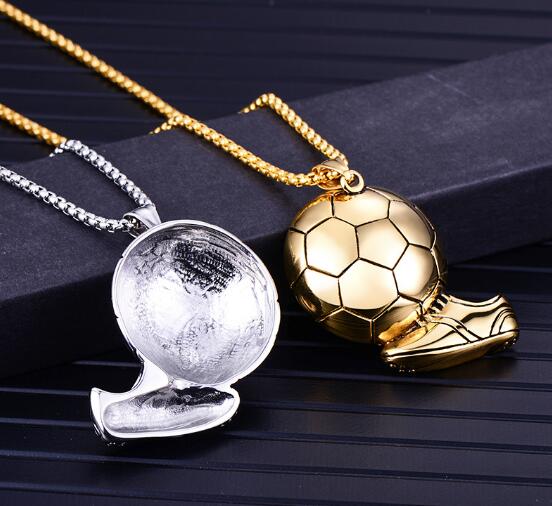 new Europe and the United States popular World Cup men's soccer shoes football shooting necklace sports pendant jewelry fashion popular