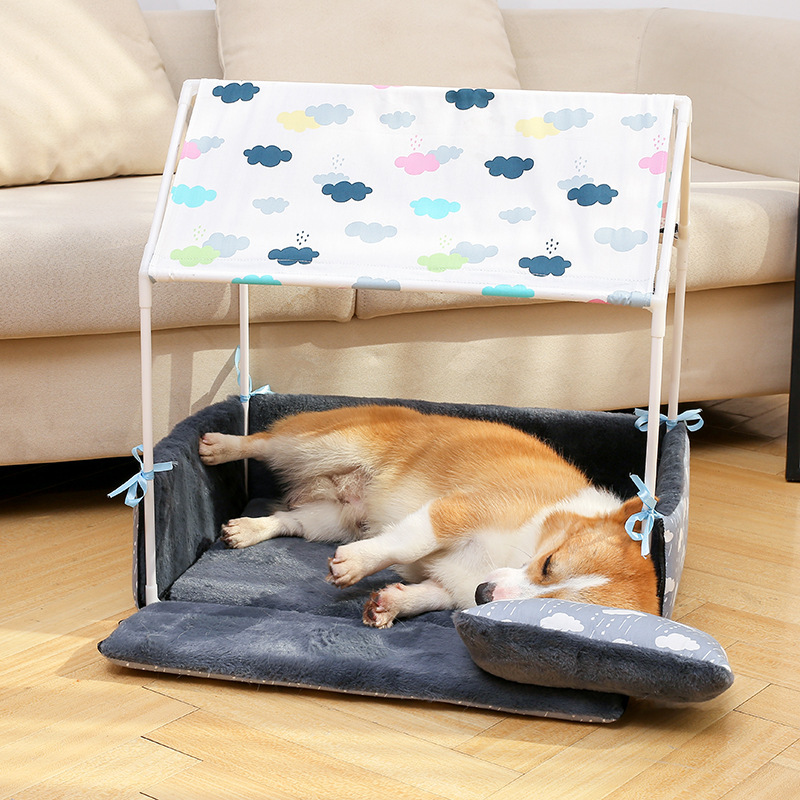 Washable Home Shape Dog Bed + Tent Dog Kennel Pet Removable Cozy House For Puppy Dogs Cat Small Animals Home Products
Washable Home Shape Dog Bed + Tent Dog Kennel Pet Removable Cozy House For Puppy Dogs Cat Small Animals Home Products