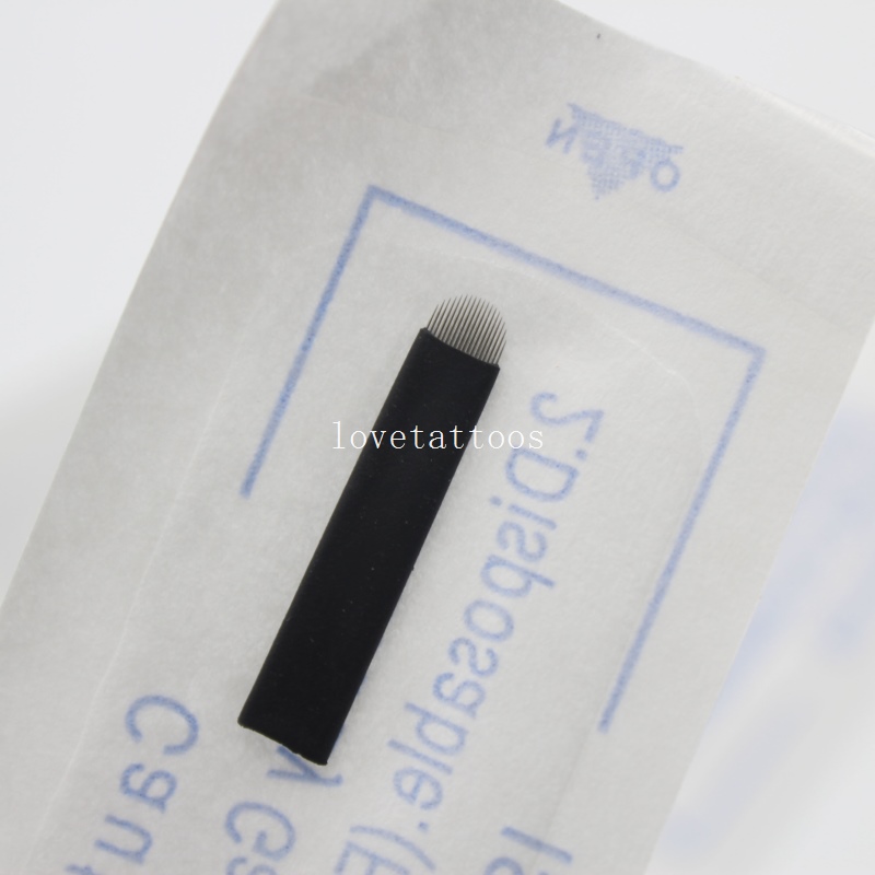 50pcs Permanent Makeup Manual Tattoo Eyebrow Blades U shape 18 Pin Needle For 3D Microblading Embroidery Pen Machine Black
50pcs Permanent Makeup Manual Tattoo Eyebrow Blades U shape 18 Pin Needle For 3D Microblading Embroidery Pen Machine Black