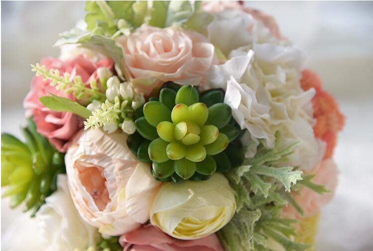 Stunning Bridal Bouquets with lace Fairy Wedding Accessories Fariy New Arrival Style Wedding Flowers bouquets 20*30cm Wedding Supplies