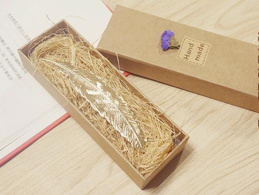 Real Image Wedding Mini Metal Gold Sliver Feather BookMarks 5 Style Wedding Supplies Book Marks Wedding Guest Gifts Support Mix Pls Remard