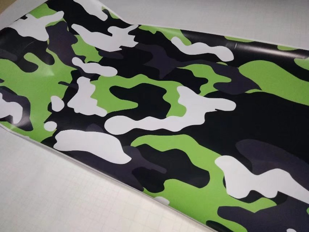 Neo Green Camouflage Vinyl For Car Truck Whole Wrap Camo styling Covering Film with air release / Bubble Free Size 1,52x10m/20m/30m Roll