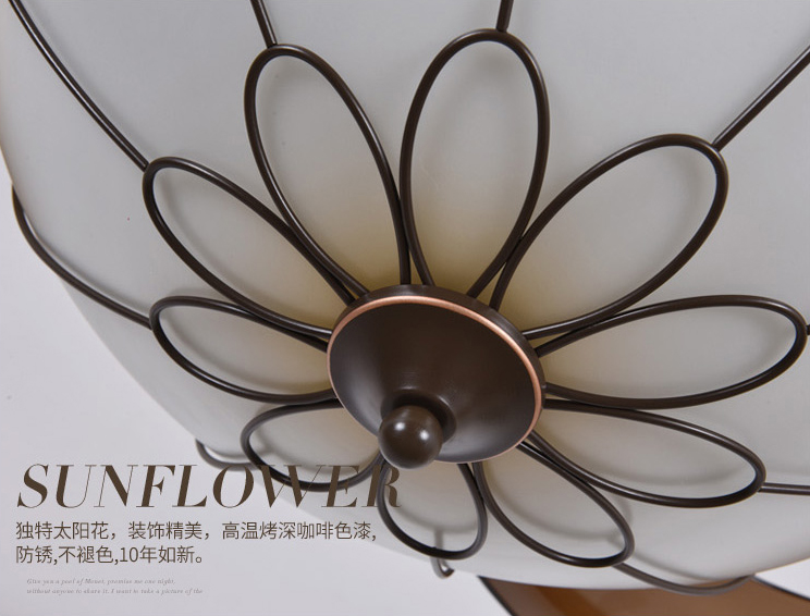 LED Ceiling Invisible Fan Lights Timing Remote Control Warm White Light Pendant Lamp Remote Control