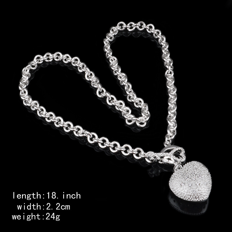 Silver Jewelry Pendant Fine Fashion Cute Sand Flower 925 jewelry silver plated Necklace Pendants Fashion gift necklace Top Quality