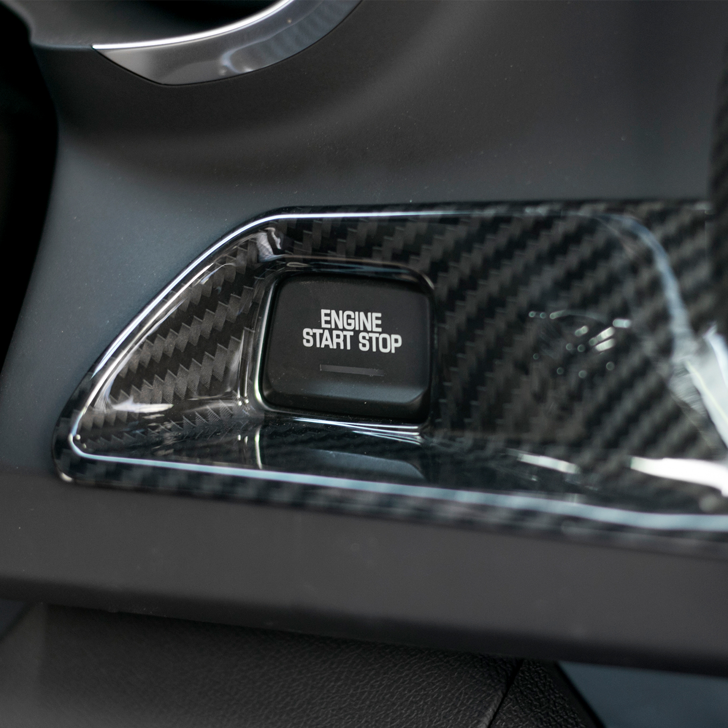 ABS Engine Key Start Stop Button Trim Decoration Cover For Chevrolet Camaro 2017 Up Car Styling Interior Accessories