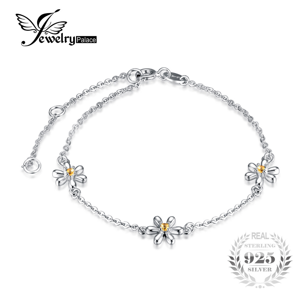 JewelryPalace Flowers 0.1ct Created Orange Sapphire Ankle Bracelet 925 Sterling Silver Romantic Jewelry Accessories best gift, Golden;silver
JewelryPalace Flowers 0.1ct Created Orange Sapphire Ankle Bracelet 925 Sterling Silver Romantic Jewelry Accessories best gift, Golden;silver