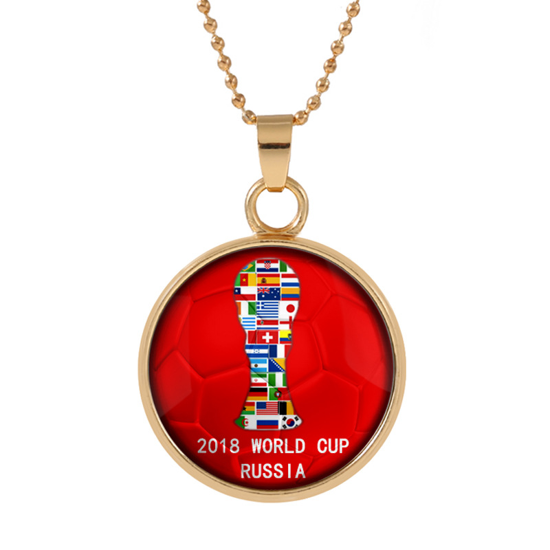 New Three-dimensional 2018 World Cup Necklace Pendant colorful pendant Glass Cabochon Dome Necklaces jewelry Bestselling customed items
New Three-dimensional 2018 World Cup Necklace Pendant colorful pendant Glass Cabochon Dome Necklaces jewelry Bestselling customed items