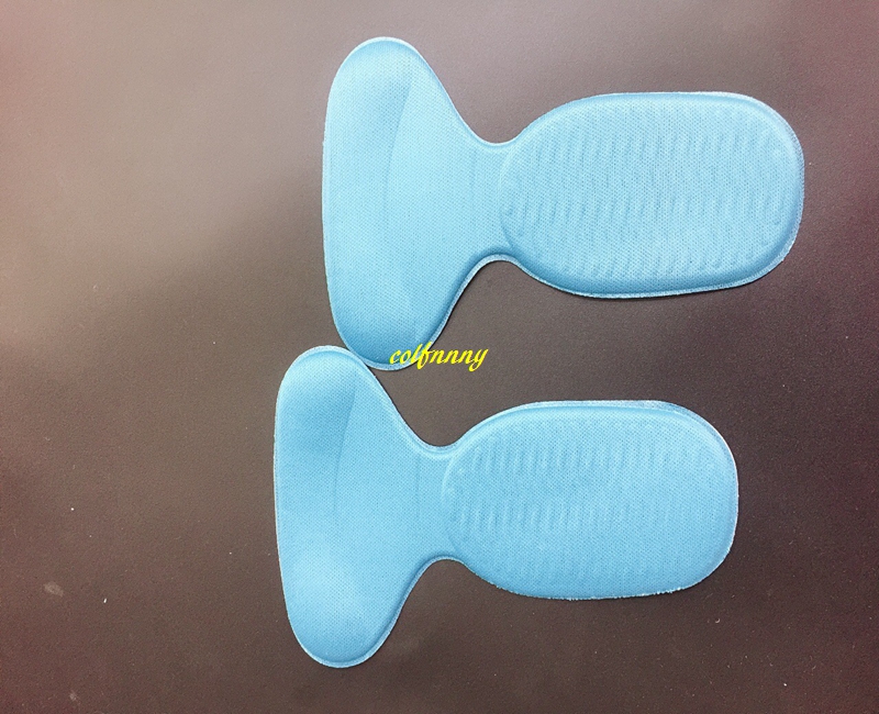 100pairs/lot T-Shape insoles high heel shoes pad super soft insole Non Slip Sponge Cushion Foot Heel Protector