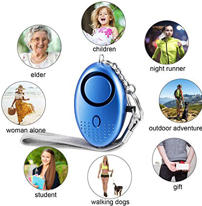 Personal Alarm for Women 130DB Emergency Self-Defense Security Alarm Keychain with LED Light for Women Kids and Elders Hot
Personal Alarm for Women 130DB Emergency Self-Defense Security Alarm Keychain with LED Light for Women Kids and Elders Hot