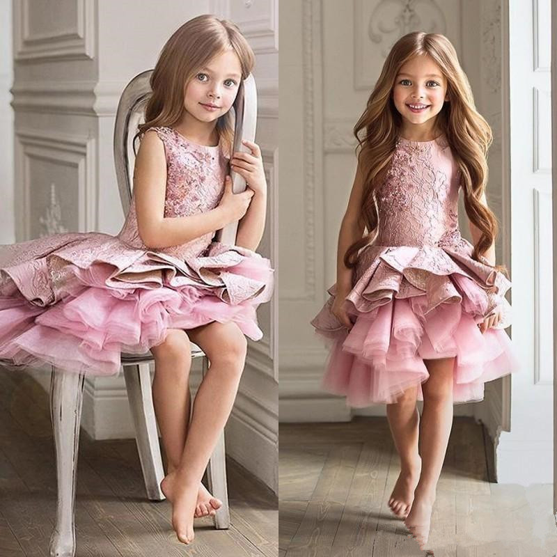 Rose Pink Lovely Cute Flower Girls Dresses Jewel Neck Sleeveless Lace Appliqued Girls Pageant Gowns First Communion Dresses For Weddings5415, Custom made from color chart
Rose Pink Lovely Cute Flower Girls Dresses Jewel Neck Sleeveless Lace Appliqued Girls Pageant Gowns First Communion Dresses For Weddings5415, Custom made from color chart