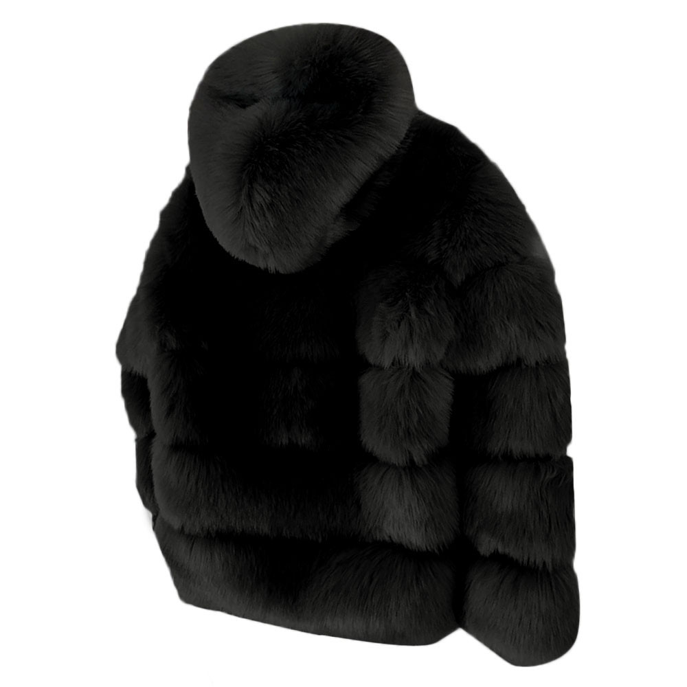 Plus size Women Mink Coats Winter Hooded New Faux Fur Warm Thick Outerwear Jacket women winter warm Coat