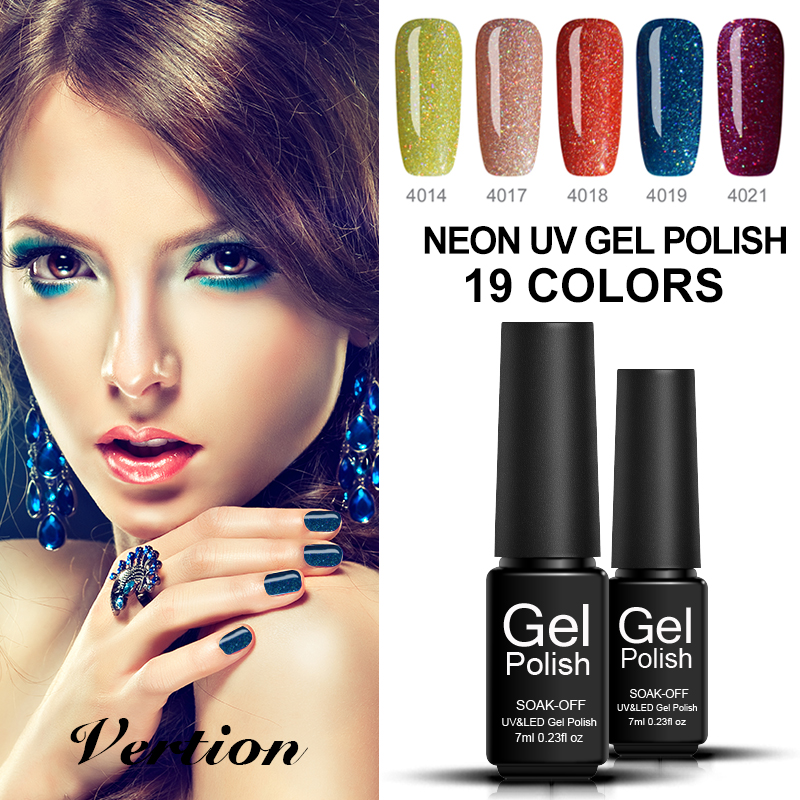 Verntion Fashion Neon Gel Nail Polish Soak Off Uv Colorful Gel Lacquer Nail Art Long-Lasting 7ML Top Base Polish, 62pink
Verntion Fashion Neon Gel Nail Polish Soak Off Uv Colorful Gel Lacquer Nail Art Long-Lasting 7ML Top Base Polish, 62pink