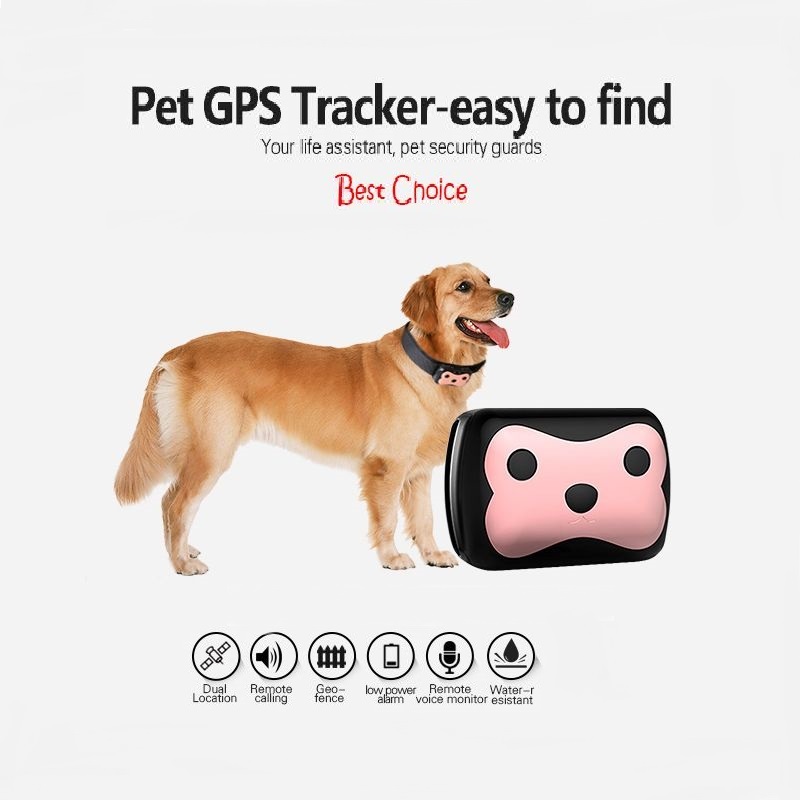 Waterproof MiNi Pet GSM GPS Tracker Locator D69 with Collar For Dog Cat Long Standby Geo-Fence LBS Free APP Platform Tracking Device
