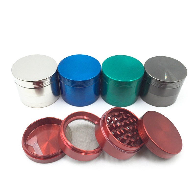 Pepper Grinders Herb Metal Ginder 55mm 4 Layer Tobacco Tool For Smoking 5 Colors Zicn Alloy CNC Teeth Colorful Tools HH7-994
Pepper Grinders Herb Metal Ginder 55mm 4 Layer Tobacco Tool For Smoking 5 Colors Zicn Alloy CNC Teeth Colorful Tools HH7-994