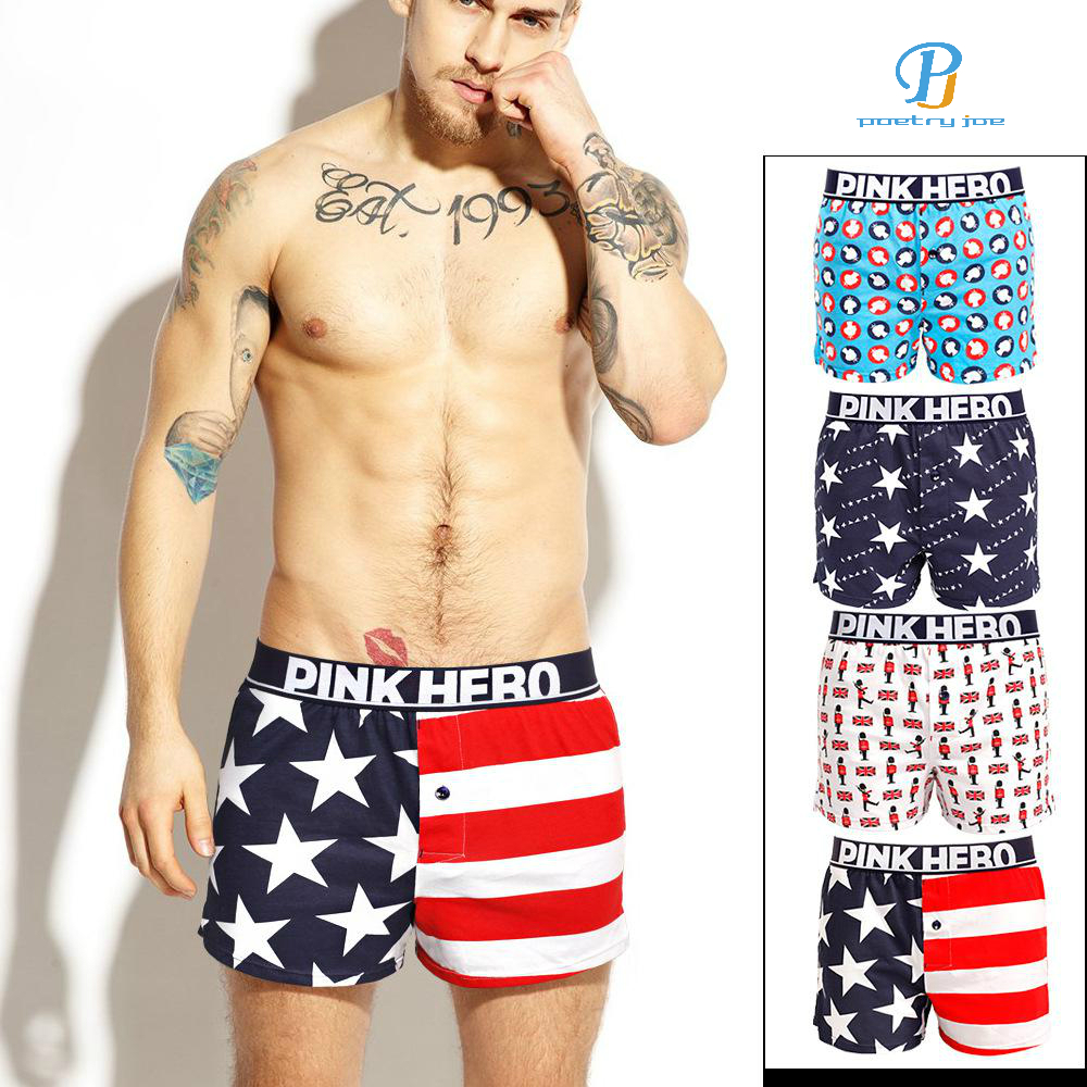 Pink Heroes Men Underwear Boxers Printed Cotton Loose Pants Underwear Men Boxer Shorts Sexy Shorts Cuecas, Stripe
Pink Heroes Men Underwear Boxers Printed Cotton Loose Pants Underwear Men Boxer Shorts Sexy Shorts Cuecas, Stripe