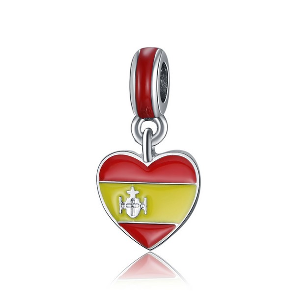 Fits Pandora Bracelets 30pc Spanish Flag Enamel Silver Charms Bead Dangle Charm Beads For Wholesale Diy European Sterling Necklace Jewelry
Fits Pandora Bracelets 30pc Spanish Flag Enamel Silver Charms Bead Dangle Charm Beads For Wholesale Diy European Sterling Necklace Jewelry