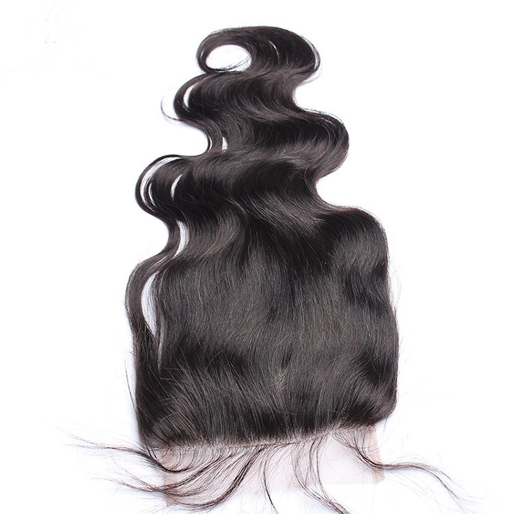 Free shipping 5x5 HD Body Wave Straight Closures Free Part Natural Color Can be Dyed Lace Closure