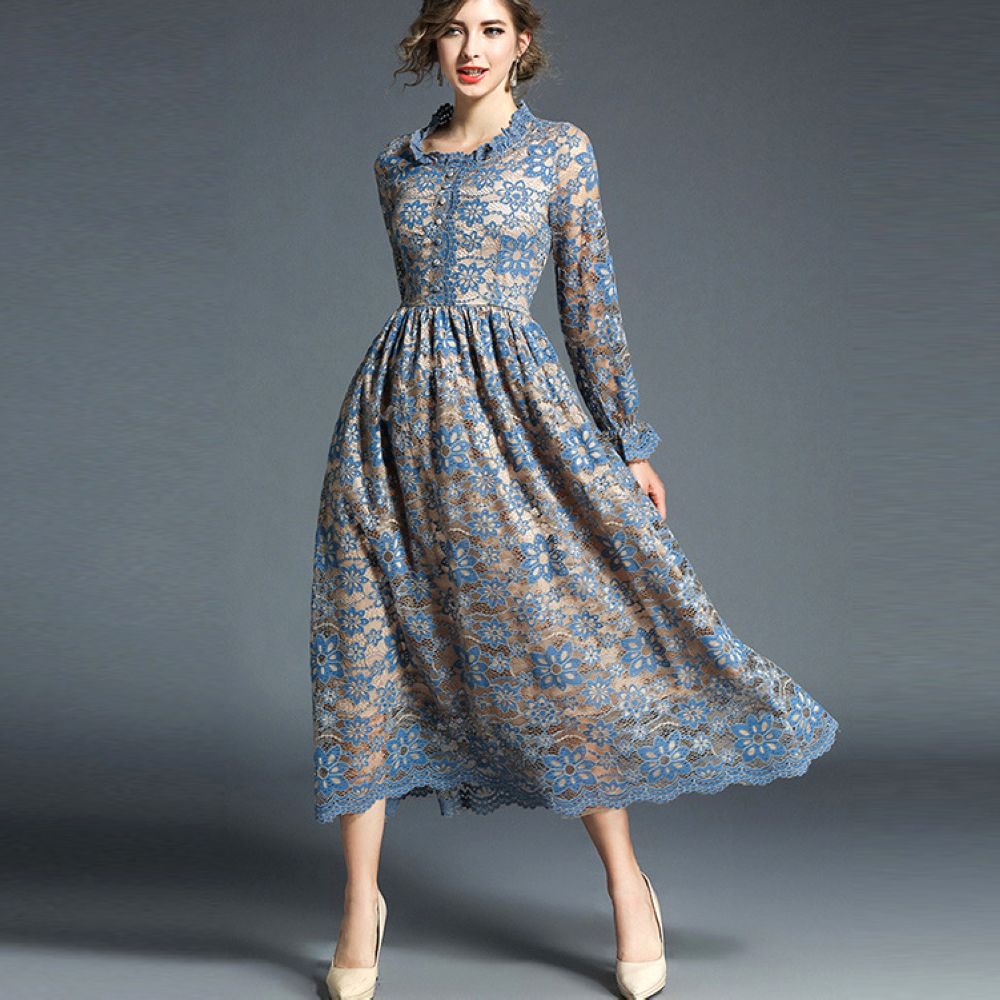 vintage summer lace dress 2018 flare sleeve bell sleeve 50's dress elegant caf469 women spring dress, Black
vintage summer lace dress 2018 flare sleeve bell sleeve 50's dress elegant caf469 women spring dress, Black