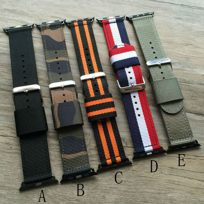 1PCS New for apple Watchband Fine woven nylon sweat-proof men's watch strap 38MM 42MM
1PCS New for apple Watchband Fine woven nylon sweat-proof men's watch strap 38MM 42MM