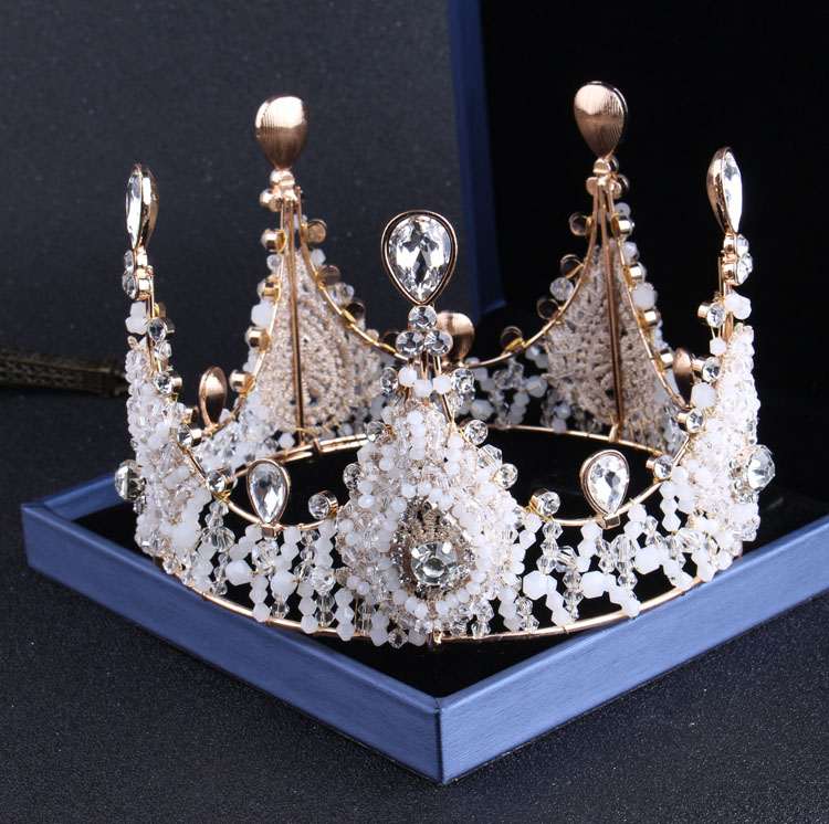 2018 Fashion Luxury Bridal Tiara Jewelry Rhinestone Pearl Necklace Crown Wedding Accessories 9 Styles Bling Wedding Hair Accessories