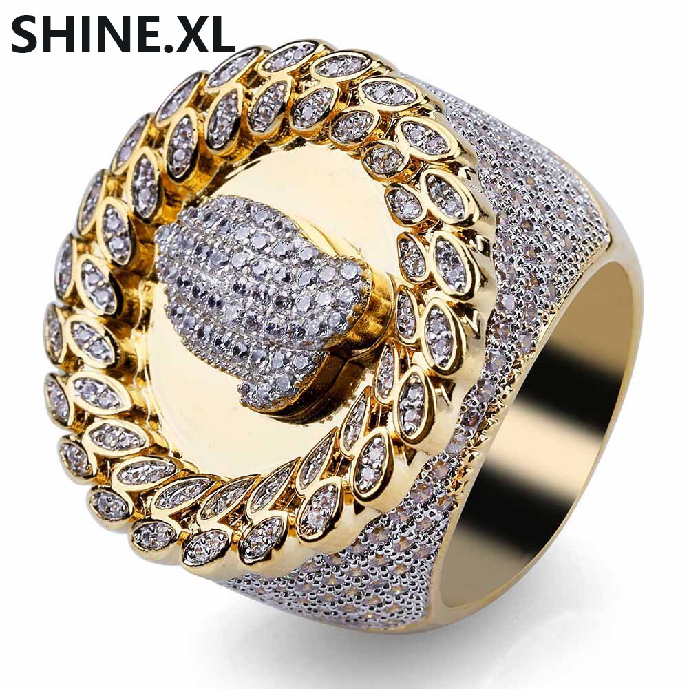 Copper Gold Color Plated Micro Paved CZ Stone Hand Round Ring Hip Hop Iced Out Men Charm Jewelry Gifts, Silver
Copper Gold Color Plated Micro Paved CZ Stone Hand Round Ring Hip Hop Iced Out Men Charm Jewelry Gifts, Silver