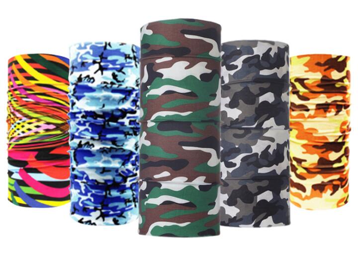 Multifunctional Ski Mask Bandanas Scarf Outdoor Skull Motorcycle Cycling Masks Scarf Magic CS Riding Neck Face Cap Multi Styles