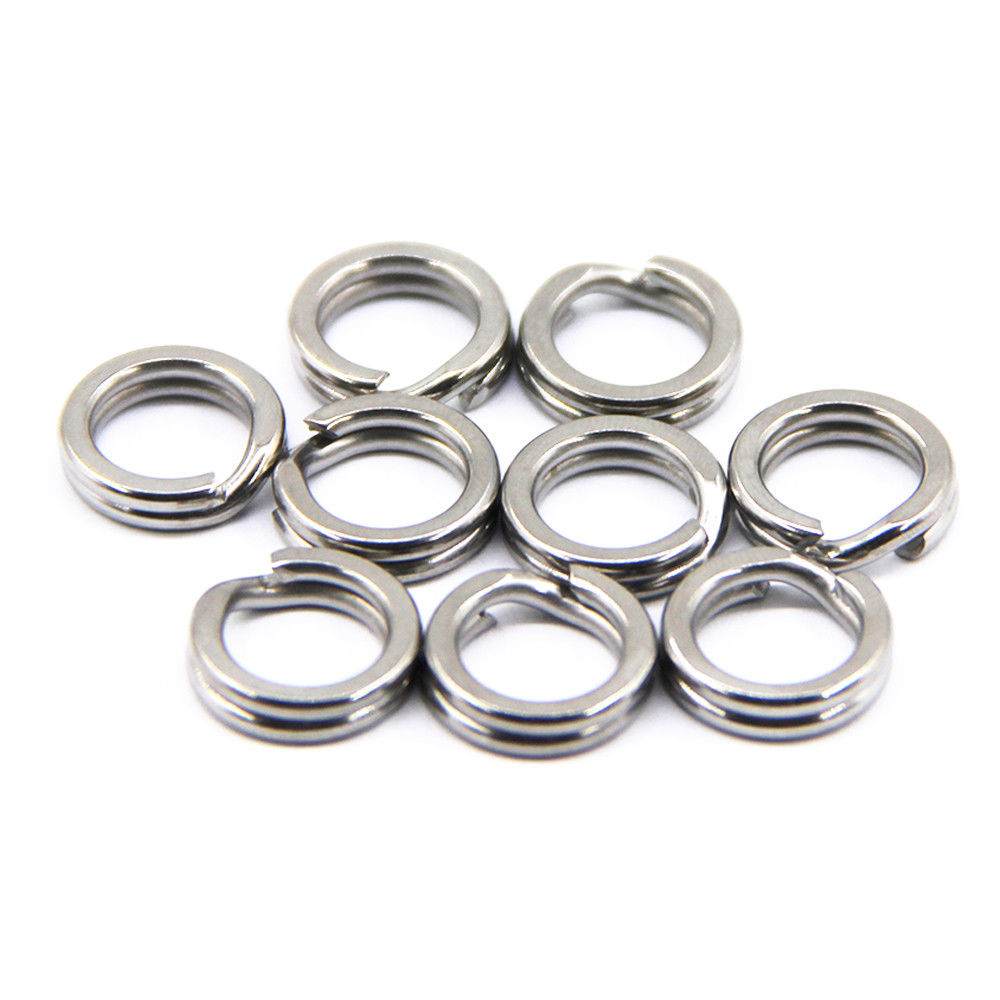 300pcs Split Rings DIY Jump Rings Fishing Tackle Accessories Stainless Steel Round Double Ring Tackle Connectors
300pcs Split Rings DIY Jump Rings Fishing Tackle Accessories Stainless Steel Round Double Ring Tackle Connectors