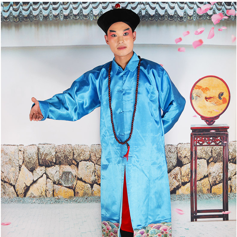 Qing dynasty official costumes ancient costume halloween Cosplay horro zombie show costumes ancient chinese stage performance costume