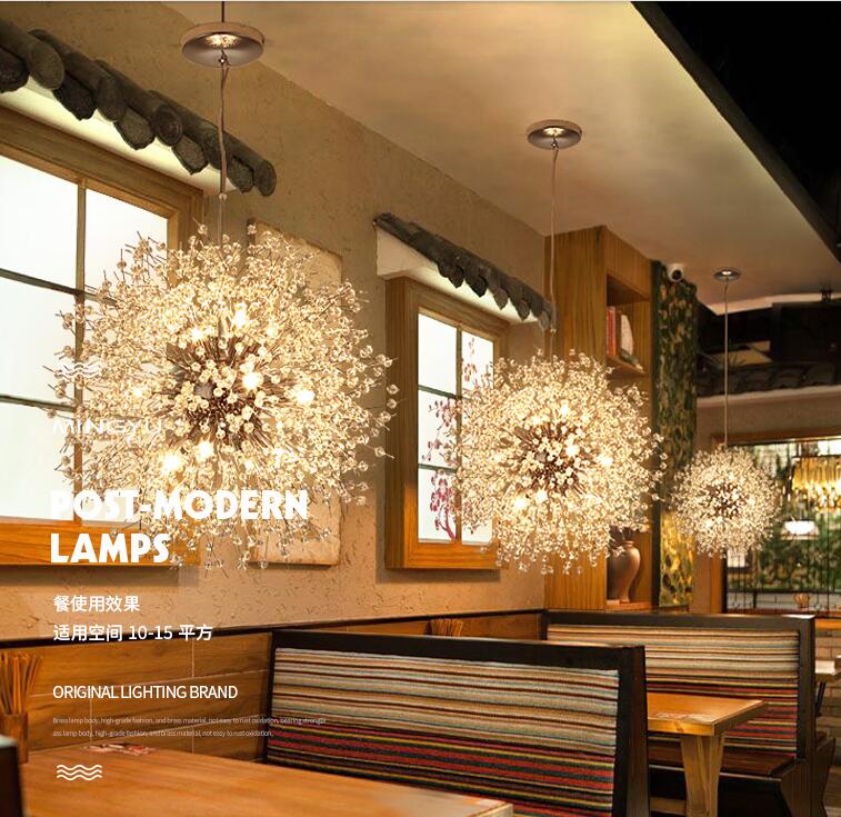 Modern Chandelier Lights Crystal Chandeliers Lighting Fixtures Chain Hanging Pendant Lamps for Stairs Loft Light Fixtures