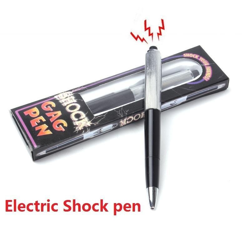 Very Funny Electric Shock Pen Toy Utility Gadget Gag Joke Funny Prank Trick Novelty Friend Best Gift b826
Very Funny Electric Shock Pen Toy Utility Gadget Gag Joke Funny Prank Trick Novelty Friend Best Gift b826