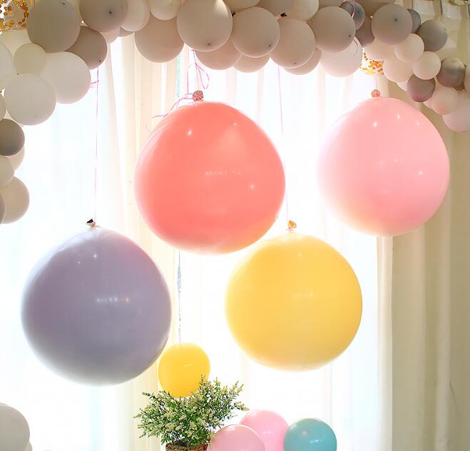 36 Inch Macarons Latex Balloon Large Macaron Balloon Birthday Party Wedding Bridal Shower Decorations Multi Colors