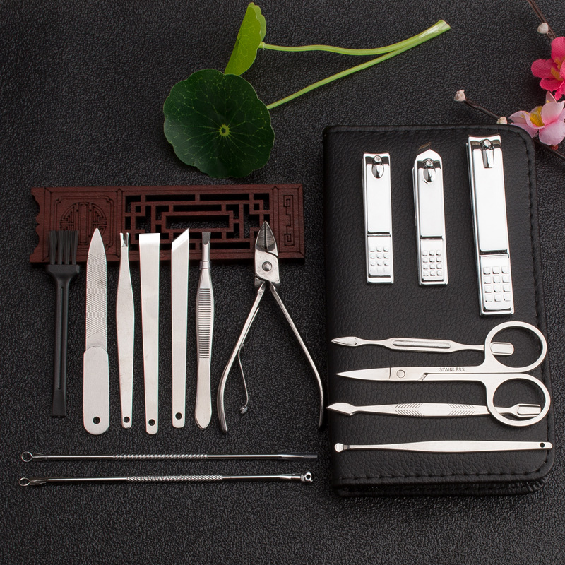16 In 1 Portable Nail Clipper Finger Plier Grooming Kit Manicure Set Professional Pedicure Scissors Knife Nails Art Care Tools, As pic
16 In 1 Portable Nail Clipper Finger Plier Grooming Kit Manicure Set Professional Pedicure Scissors Knife Nails Art Care Tools, As pic