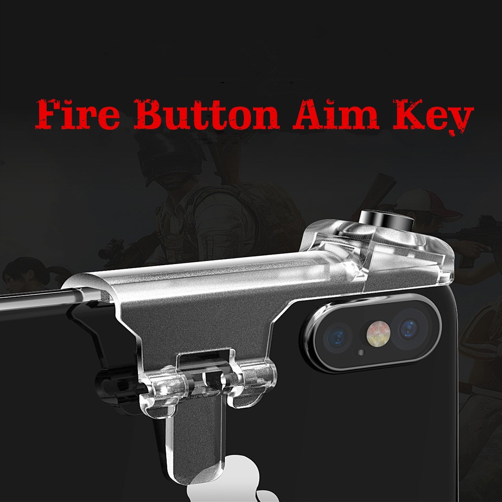 1 Pair Mobile Game Phone Gamepad Controller Gaming Joystick Aim Key Shooter Trigger Fire Button Game Pad Handle Stand for PUBG
1 Pair Mobile Game Phone Gamepad Controller Gaming Joystick Aim Key Shooter Trigger Fire Button Game Pad Handle Stand for PUBG