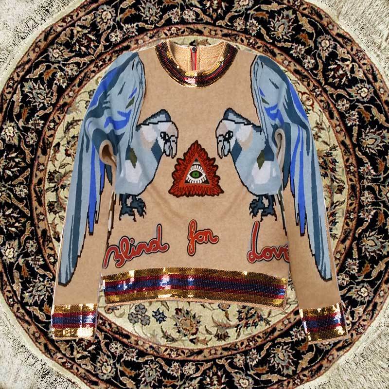 BOHO INSPIRED sweater for women sequin embellished knitted pullovers long sleeve autumn winter vintage jumper 2018 pull femme S118