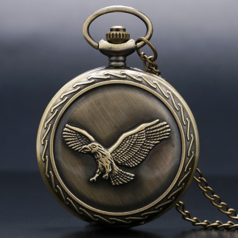 Wholesale 50pcs/lot classic Eagle Pocket watch vintage pocket watch Men Women antique models Tuo table watch PW141, Bronze
Wholesale 50pcs/lot classic Eagle Pocket watch vintage pocket watch Men Women antique models Tuo table watch PW141, Bronze