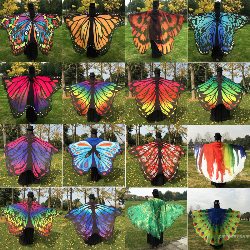 Women Butterfly Wing Large Fairy Cape Scarf Bikini Cover Up Chiffon Gradient Beach Cover Up Shawl Wrap Peacock Sarong 16 Colors, Multi
Women Butterfly Wing Large Fairy Cape Scarf Bikini Cover Up Chiffon Gradient Beach Cover Up Shawl Wrap Peacock Sarong 16 Colors, Multi
