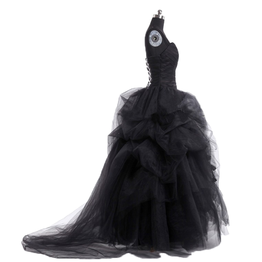 Gothic Vintage Black Wedding Dresses 2020 Ball Gown Corset Lace Up Ruffles Floral Bridal Gowns Sexy Bride Dresses, Ivory
Gothic Vintage Black Wedding Dresses 2020 Ball Gown Corset Lace Up Ruffles Floral Bridal Gowns Sexy Bride Dresses, Ivory