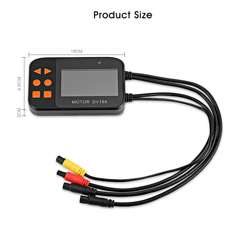 2.7 inch 1080 FHD Motor DVR Waterproof Dual Lens Video Recorder Motorcycle Rear View Dash Camcorder