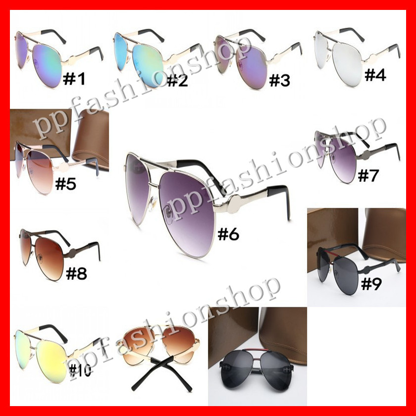 Men Women Brand Designer Sunglasses Popular Luxury Big metal retro sunglasses Top Quality UV Protection Lens Free Ship
Men Women Brand Designer Sunglasses Popular Luxury Big metal retro sunglasses Top Quality UV Protection Lens Free Ship