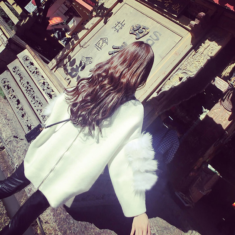 Women Oversized Fur Sweater Winter Truien Dames Fluffy Sweater Tunic Turtleneck Pull Femme Manche Longue Fashion Outwear 201021
