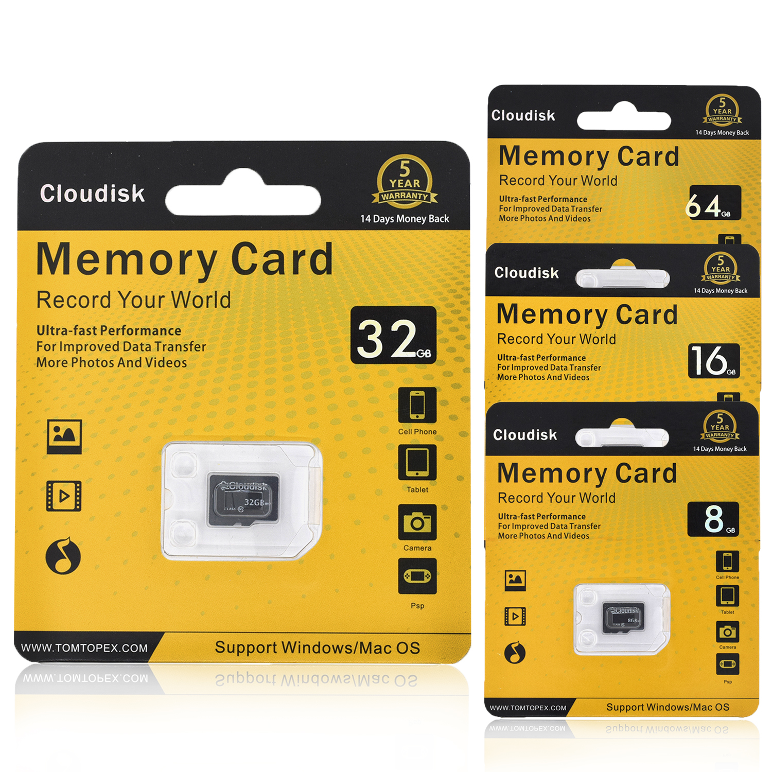 Cloudisk Memory Card 64GB 8GB 16GB 32GB Micro SD Cards Extreme Pro MicroSD Card Professional 1080P Full HD Video Shooting TF Flash от DHgate WW