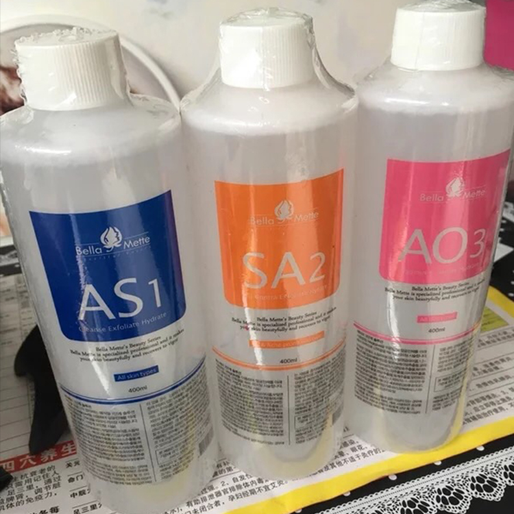 Aqua peeling solution 400ml per bottle aqua facial serum hydra facial serum for normal skin CE